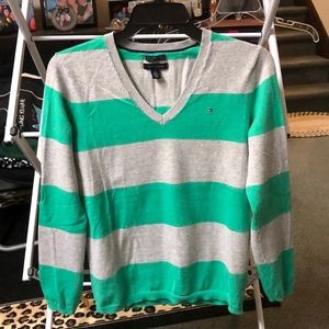 Tommy Hilfiger v-neck sweater.